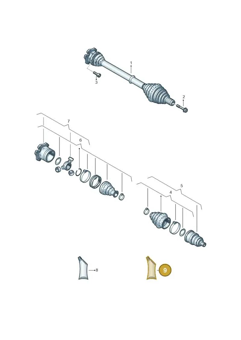 G052528A2 — Audi Q8 e-tron (2018-2020) diagram 586407020, position 9