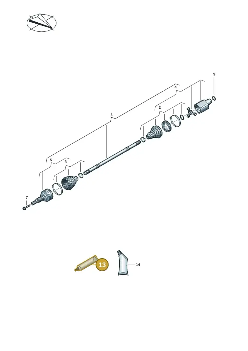 G052528A3 — Audi Q6 e-tron (2023-) diagram f5s407050, position 13