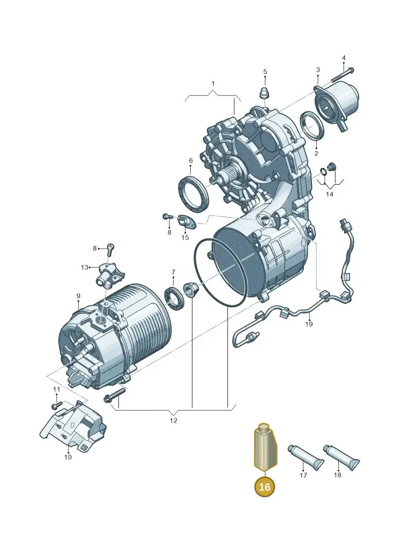 G052536A2 — Audi A5 Limo 2.0 (2024-) diagram 8wk901000, position 16