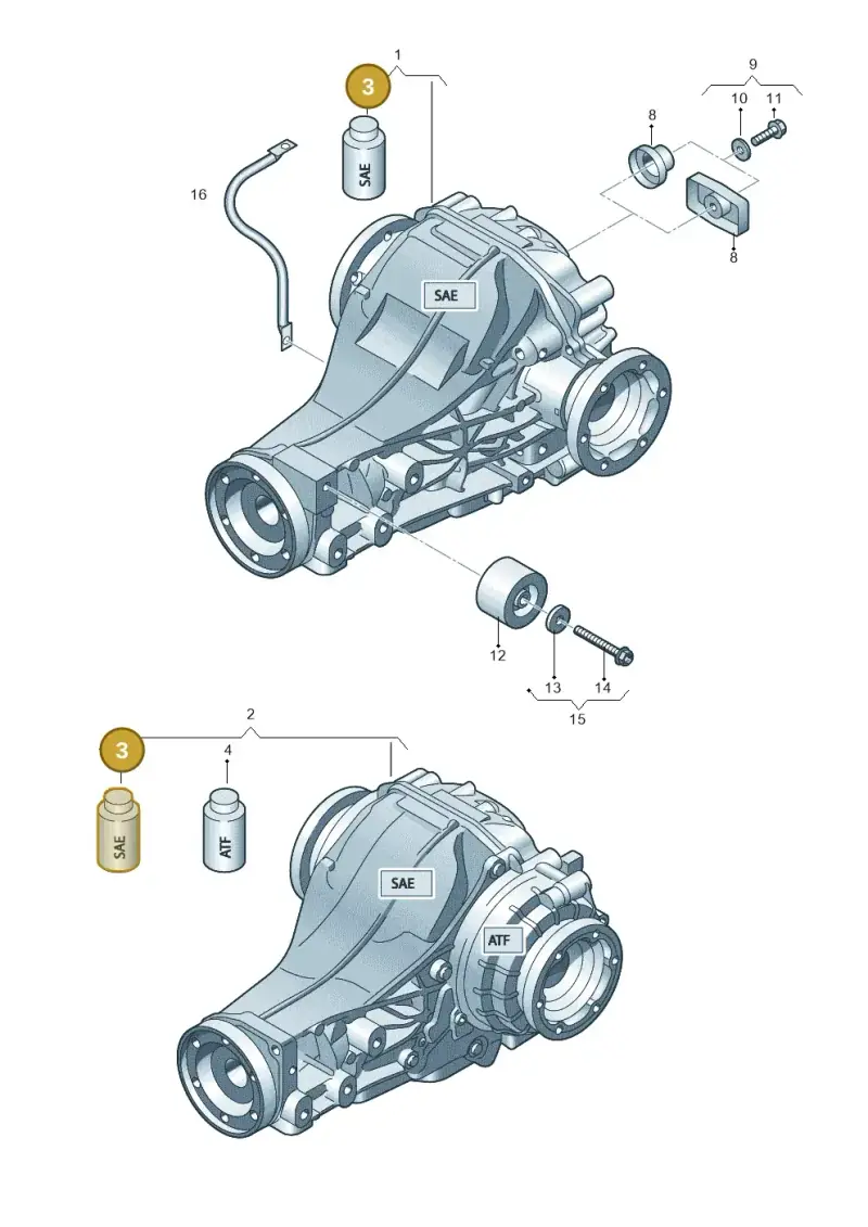 G055190A2 — Audi Q5 qu. 2.0 TDI (2012-2017) diagram 751500110, position 3
