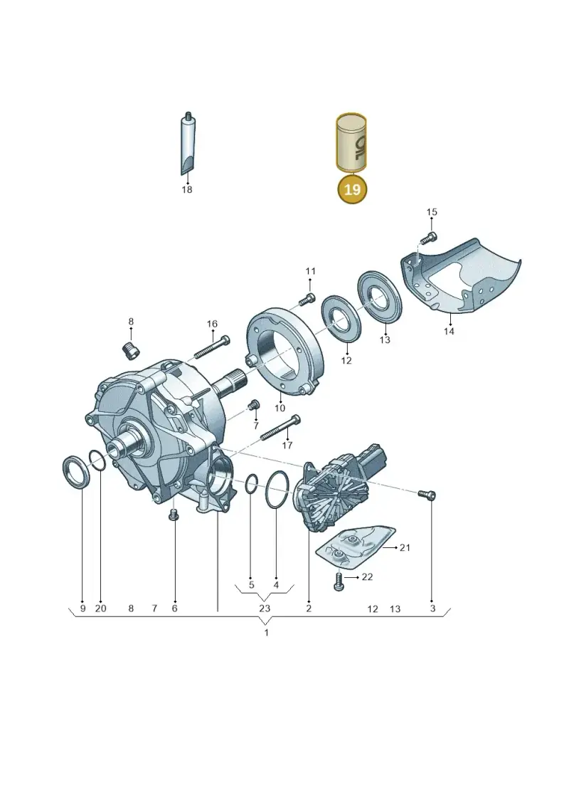 G055515A2 — Audi A6 2.0 (2018-) diagram 849409950, position 19