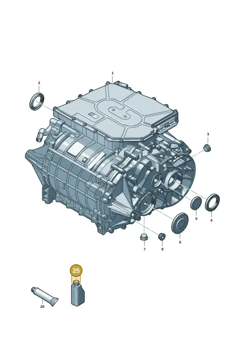 G055529A2 — Audi Q4 Sportback (2021-2022) diagram 14b300080, position 25