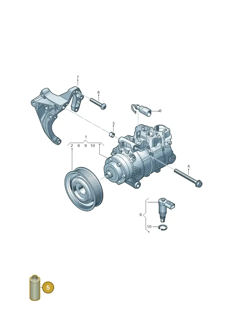 G055535M2 — Audi RS6 Avant (2019-) diagram 849260250, position 5