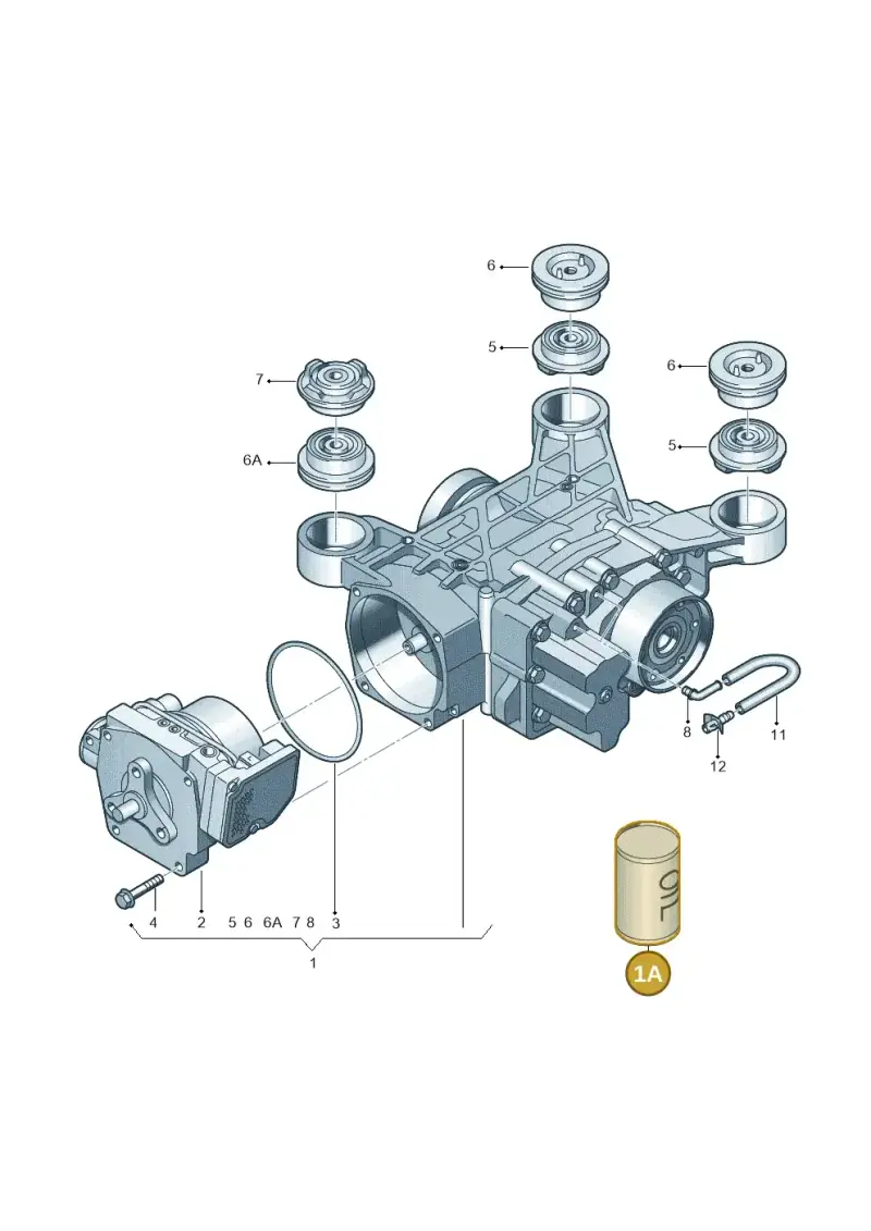 G065175A2 — Audi RSQ3 Sportback (2019-2024) diagram 412525100, position 1A