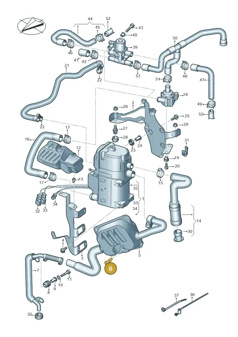 N01021226 — Audi RS6 Avant (2019-) diagram 538261000, position 6