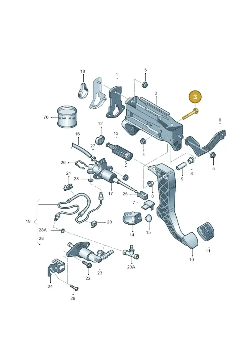 N0103691 — Audi TT Coupe/Roadster (2002-2006) diagram 194721250, position 3