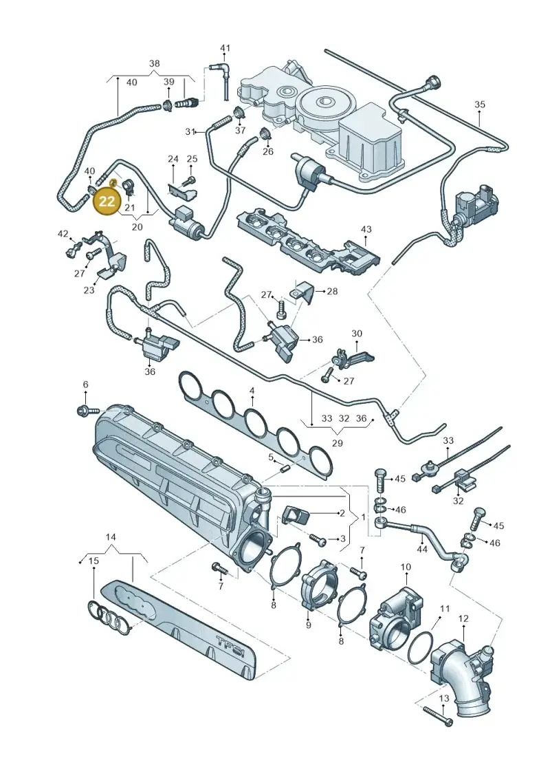 N01100636 — Audi RSQ3 Sportback (2019-2024) diagram 898133320, position 22