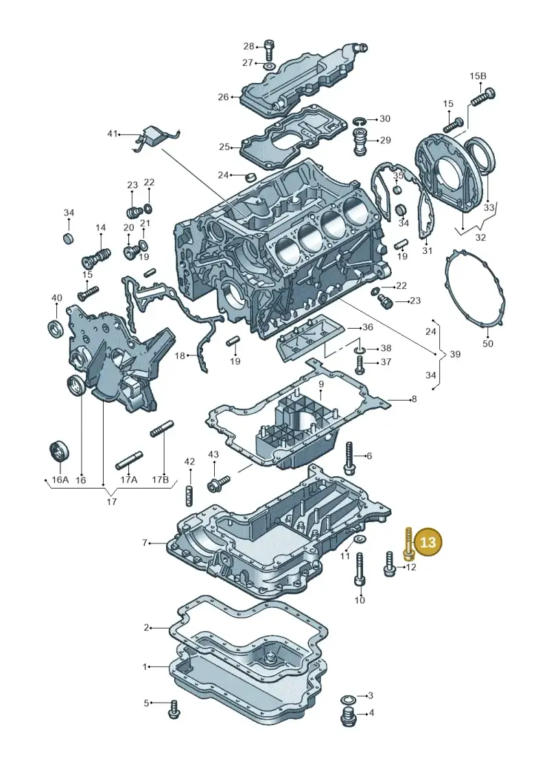N01152520 — Audi A8 quattro (1999-2002) diagram 090002500, position 13