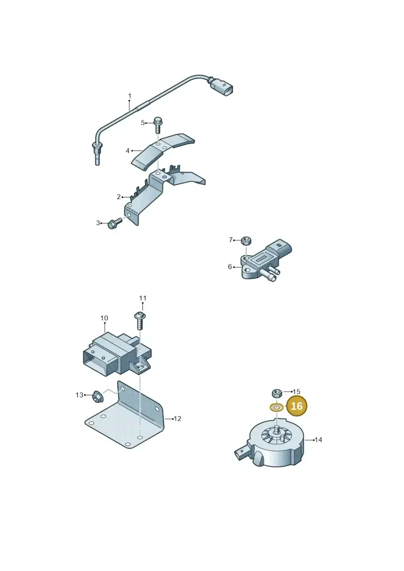 N0115578 — Audi Q7 qu. 3.0 TDI (2009-2015) diagram 493906220, position 16
