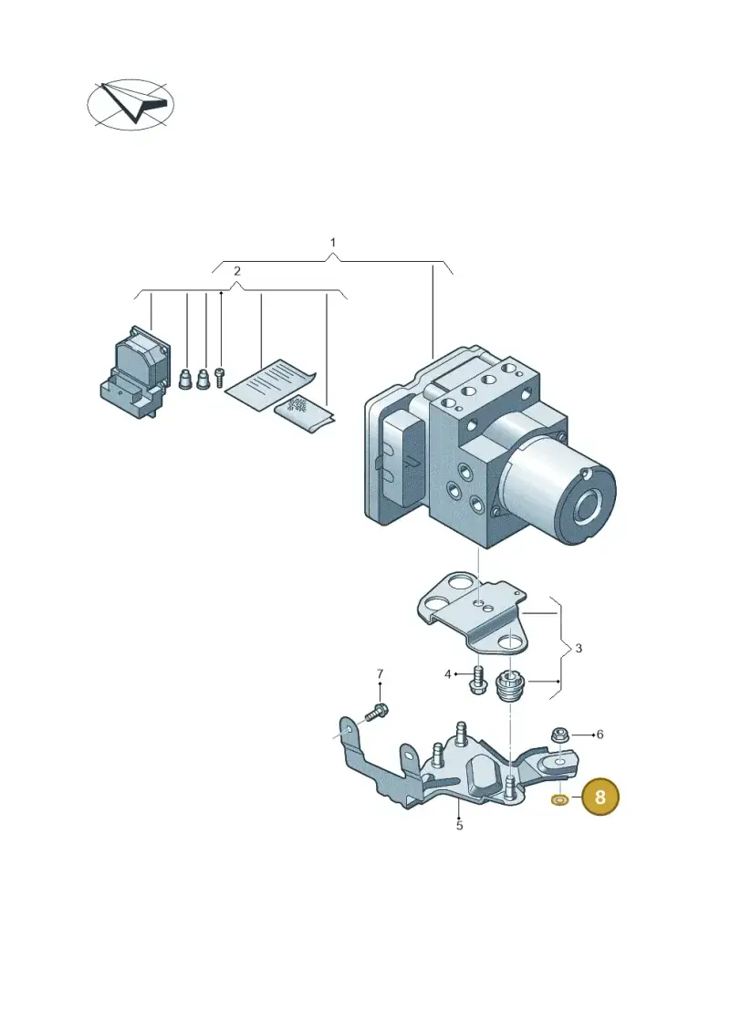 N01166620 — Audi RS Q8 Quattro (2019-) diagram 859614010, position 8