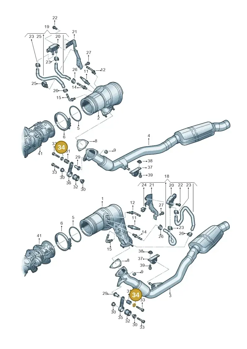 N01167026 — Audi RS Q8 Quattro (2019-) diagram 595253500, position 34