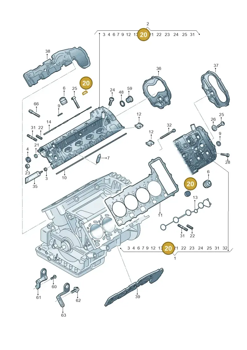 N0119017 — Audi RS4 Av. qu. 4.2 (2012-2015) diagram 473103400, position 20
