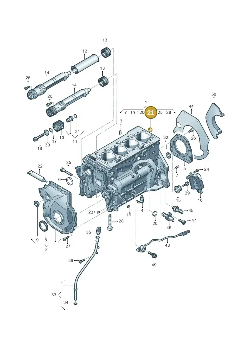 N0119078 — Audi A6 2.0 (2018-) diagram 430103012, position 21