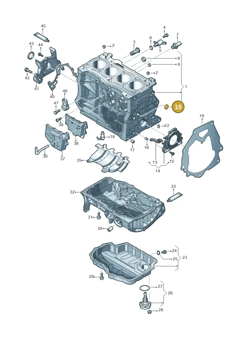 N0119096 — Audi Q3 quattro (2018-2019) diagram 803103110, position 10