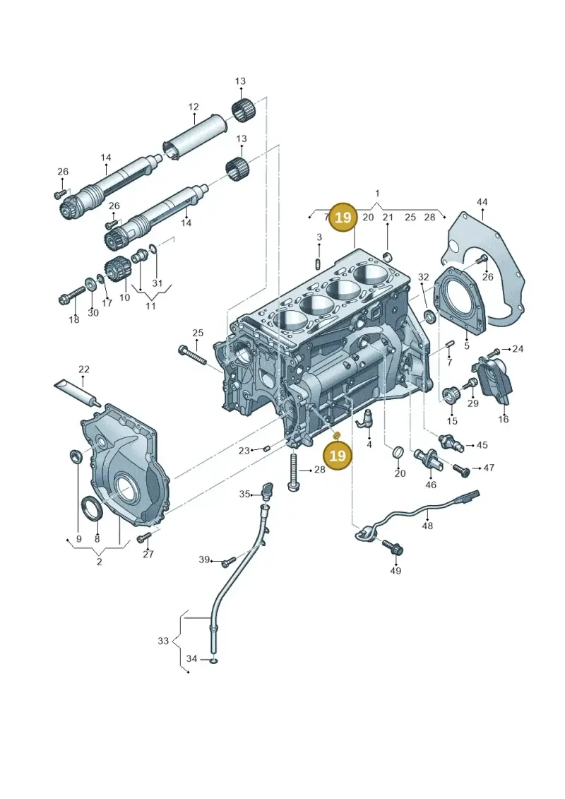 N0119104 — Audi Q8 Quattro 3,0 (2018-) diagram 848103120, position 19