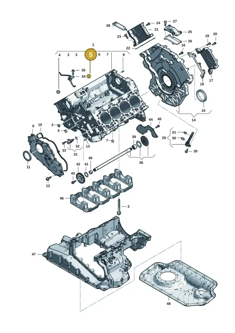 N0119149 — Audi Q8 Quattro 3,0 (2018-) diagram 429103059, position 5