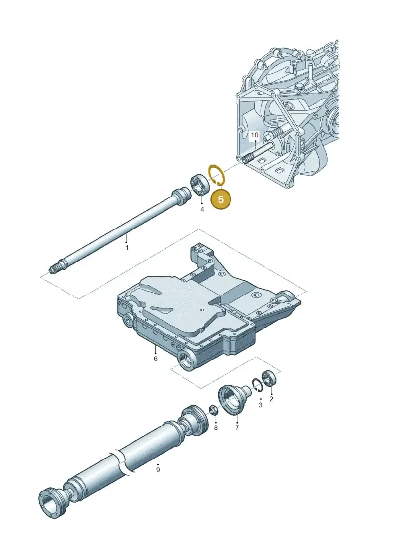 N0123191 — Audi R8 qu. 5.2 (2012-2015) diagram 618311100, position 5