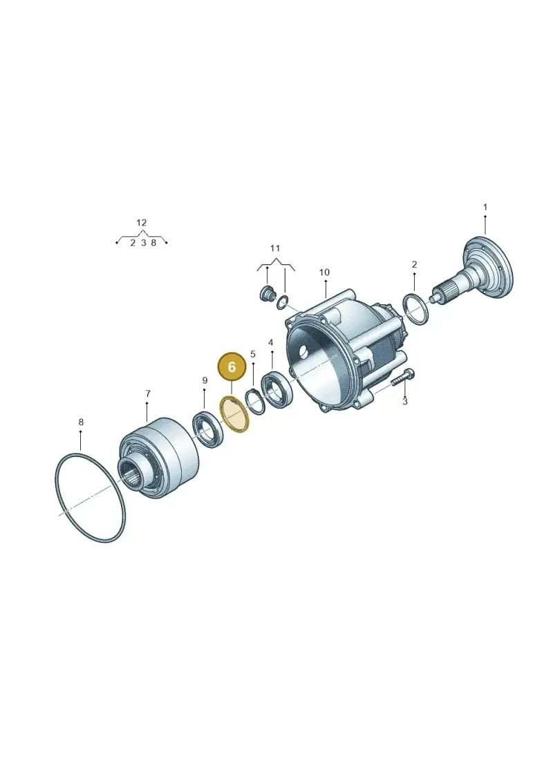 N0123191 — Audi Q5 qu. 2.0 TDI (2008-2012) diagram 620409900, position 6