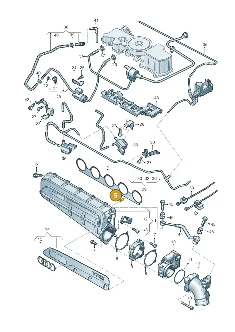N0131994 — Audi RSQ3 Sportback (2019-2024) diagram 898133320, position 5