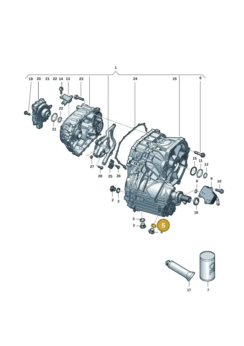 N0138063 — Audi RS e-tron GT (2020-2020) diagram 4j1300500, position 5