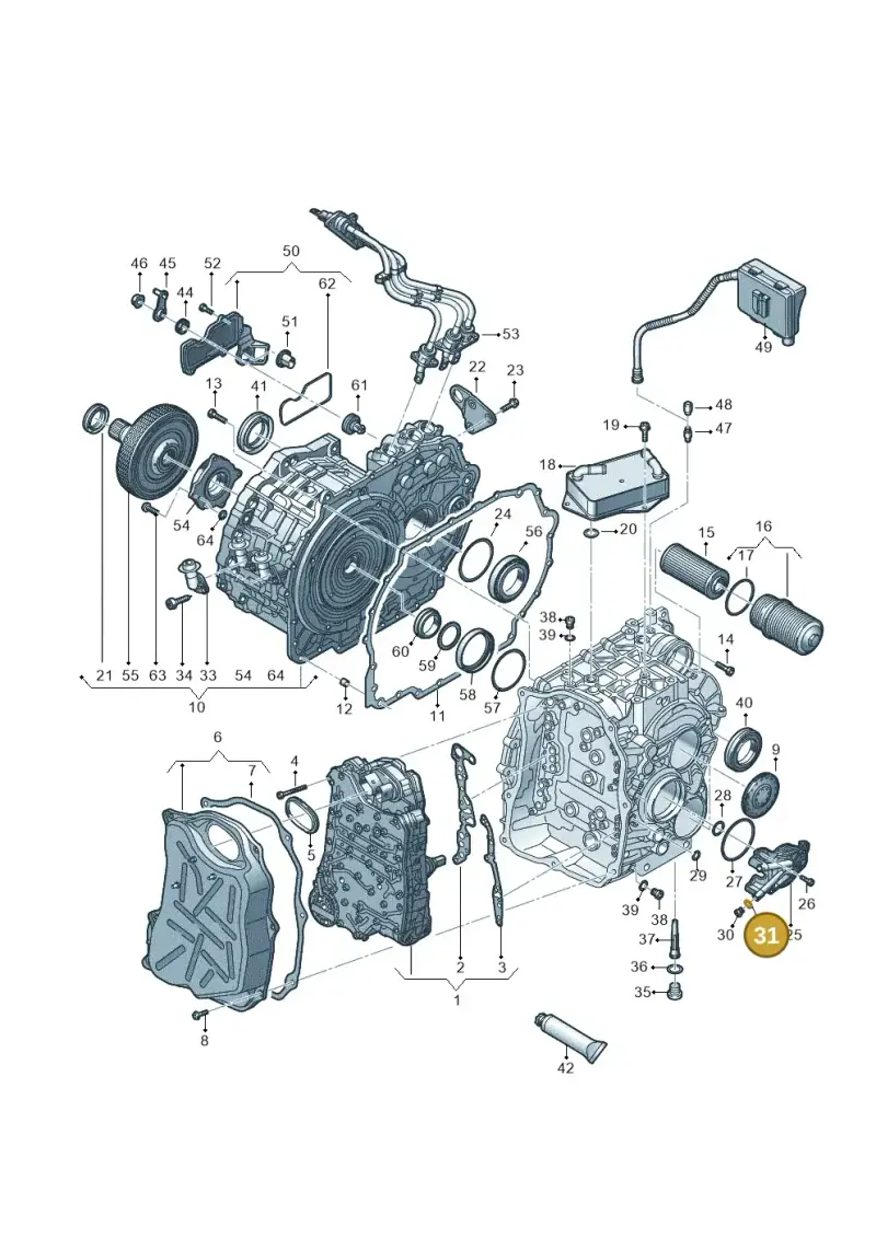 N0138063 — Audi A3 Sportback (2016-2020) diagram 890321600, position 31