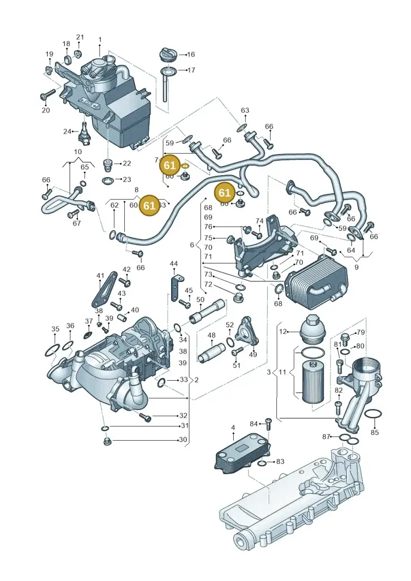 N0138128 — Audi R8 Spyder (2015-2024) diagram 872115100, position 61
