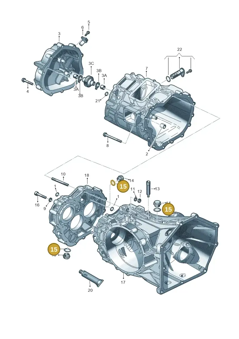 N0138271 — Audi R8 qu. 5.2 (2012-2015) diagram 618301750, position 15