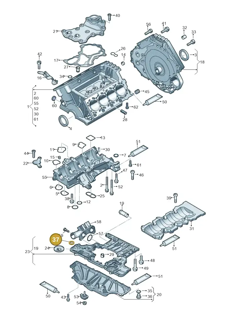 N0138272 — Audi RS4 Av. qu. 4.2 (2012-2015) diagram 695103000, position 37