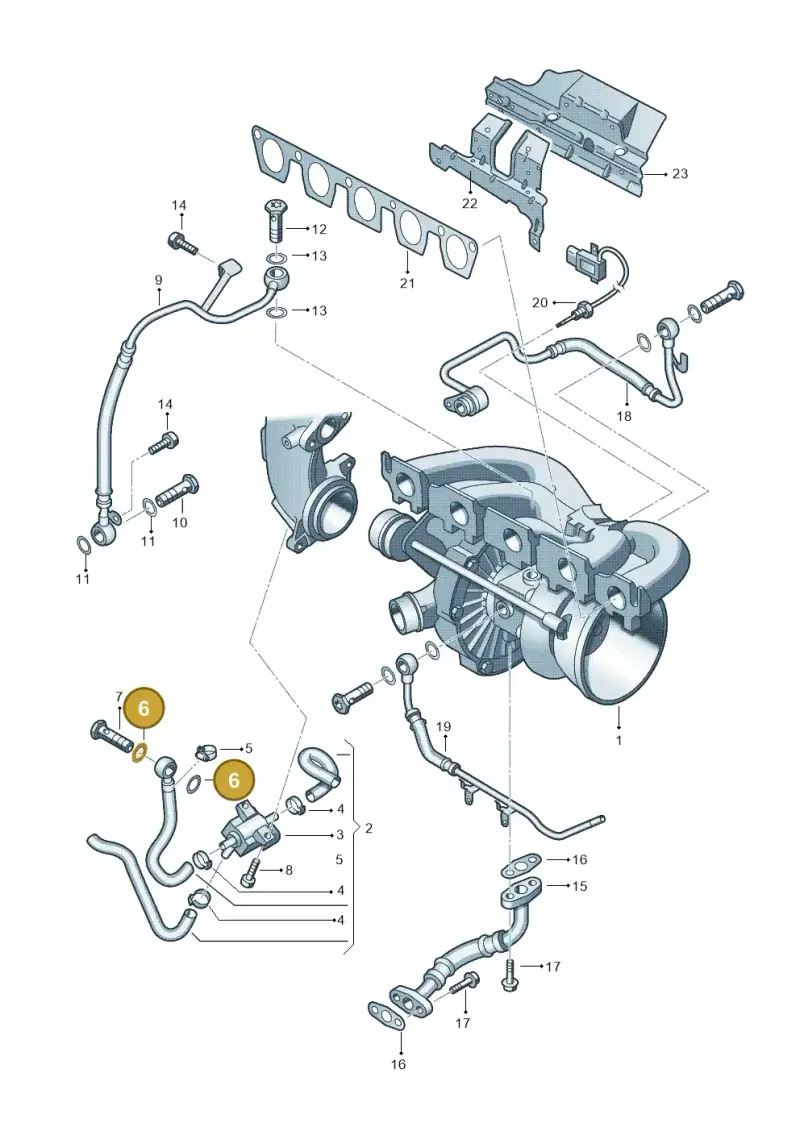 N0138307 — Audi RS3 Sportback (2015-2016) diagram 676145600, position 6