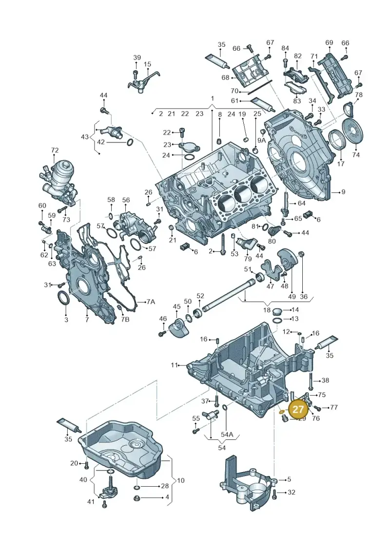 N0138326 — Audi A5 Sportback (2016-2020) diagram 798103540, position 27