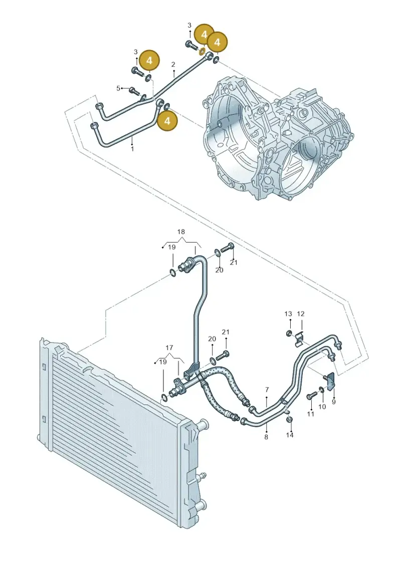N0138444 — Audi A6/Wagon/quattro (2001-2004) diagram 219317100, position 4