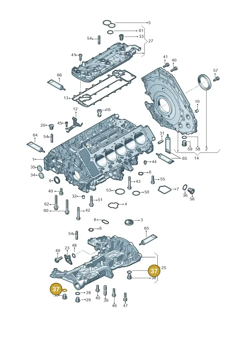 N0138493 — Audi R8 Spyder (2015-2024) diagram 641103000, position 37