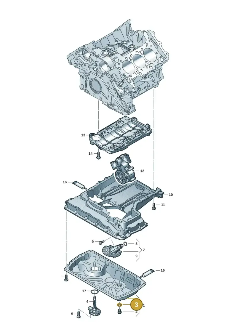 N0138495 — Audi Q8 Quattro 3,0 (2018-) diagram 849103191, position 3
