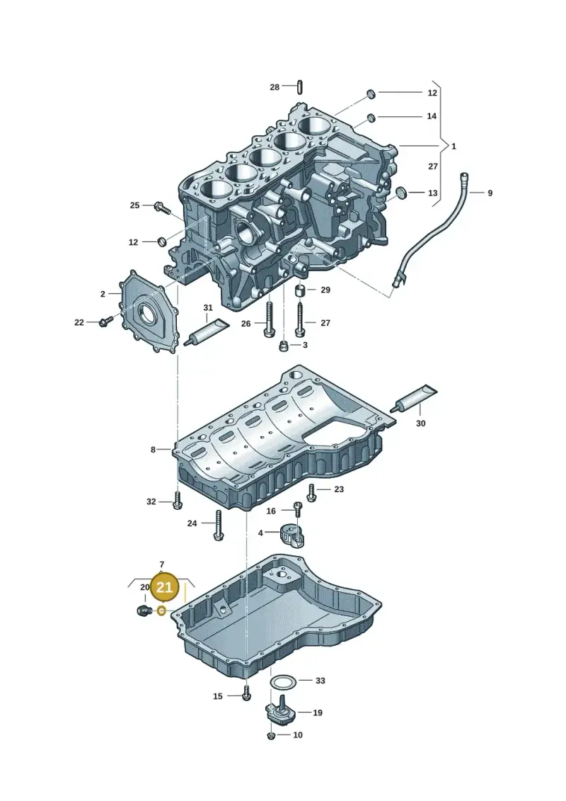 N0138495 — Audi RSQ3 Sportback (2019-2024) diagram 898103101, position 21
