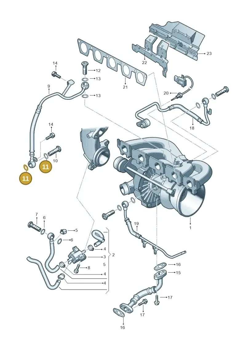 N0138514 — Audi RS3 Sportback (2015-2016) diagram 676145600, position 11