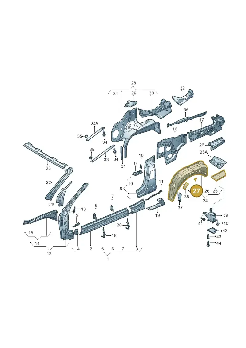N0140325 — Audi A3 Cabrio (2016-2020) diagram 778809000, position 27
