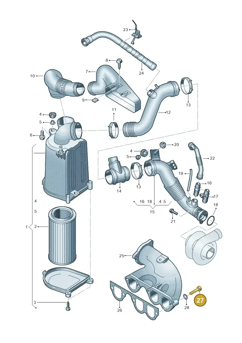N0147154 — Audi A2 (2000-2005) diagram 248129200, position 27