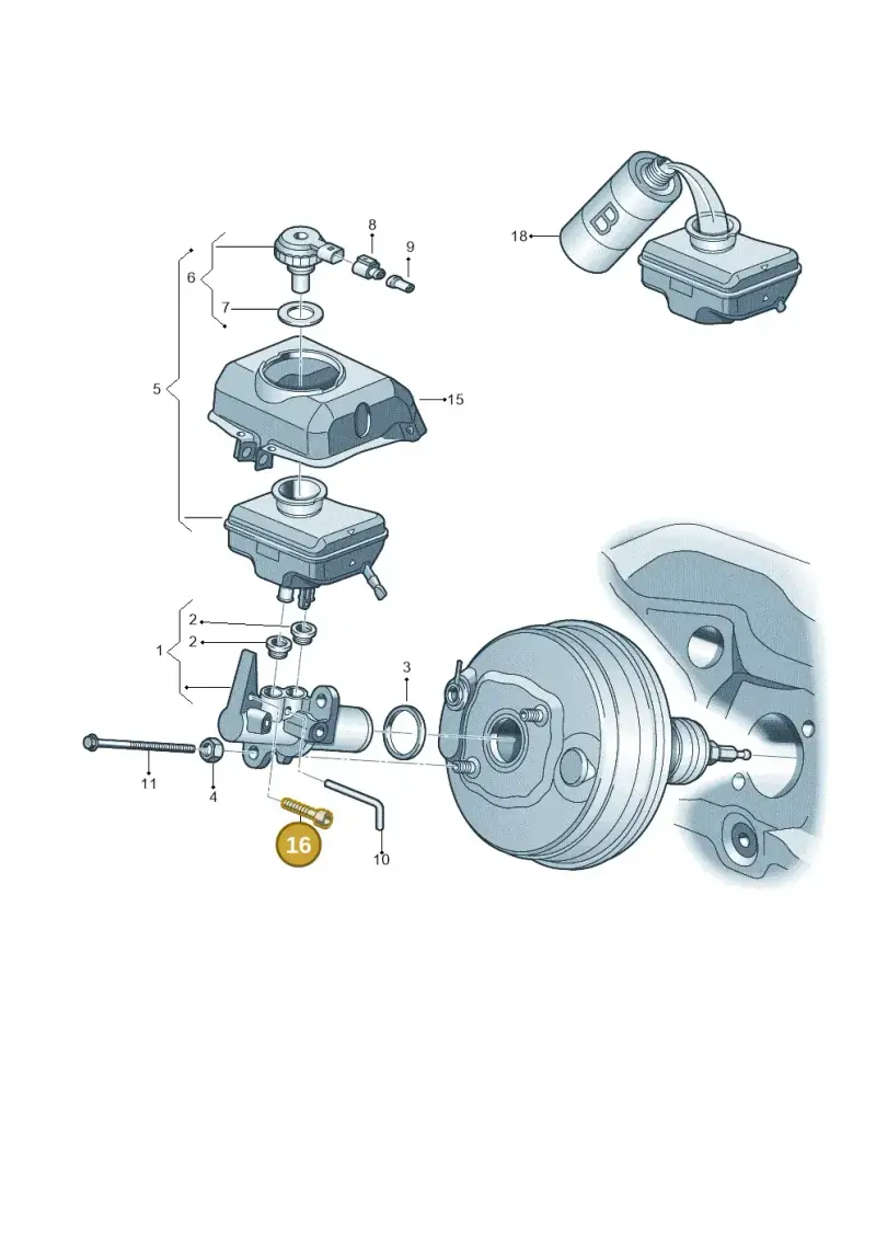 N0147597 — Audi A8L qu. 3.0 TDI (2013-2018) diagram 620611100, position 16