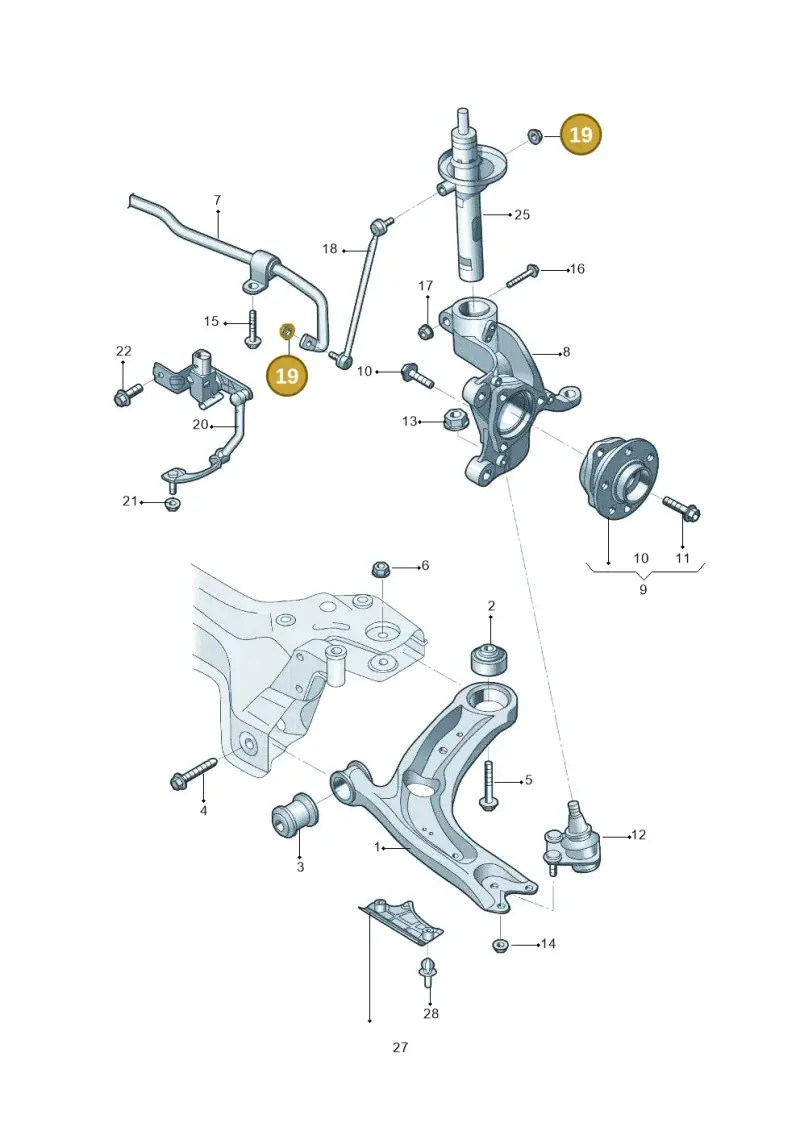 N0150818 — Audi Q6 (2022-) diagram 519407000, position 19