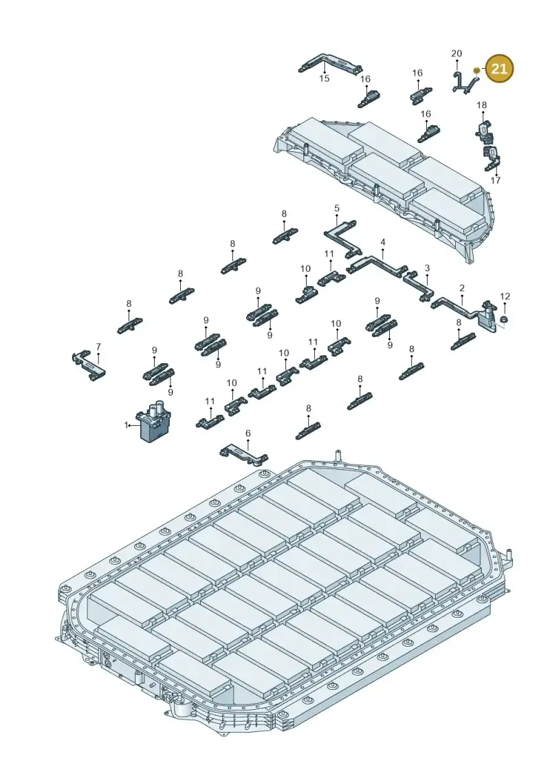 N01508217 — Audi Q8 e-tron (2018-2020) diagram 586915650, position 21