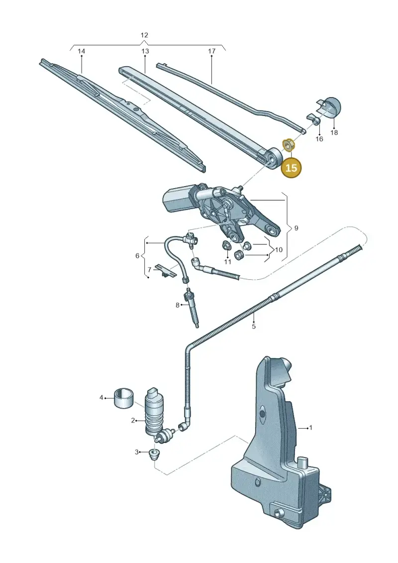 N01508315 — Audi Q8 e-tron (2018-2020) diagram 586955020, position 15