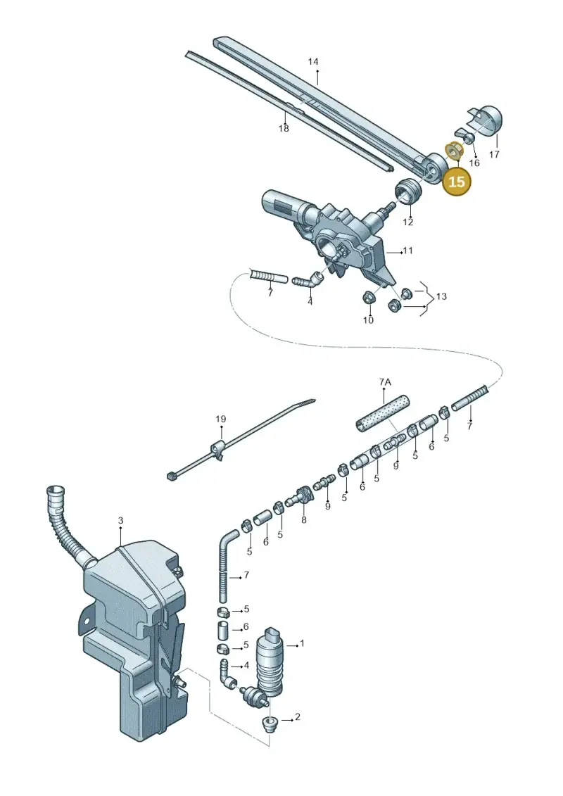 N01508315 — Audi Q3 1.4 (2016-) diagram 728955200, position 15