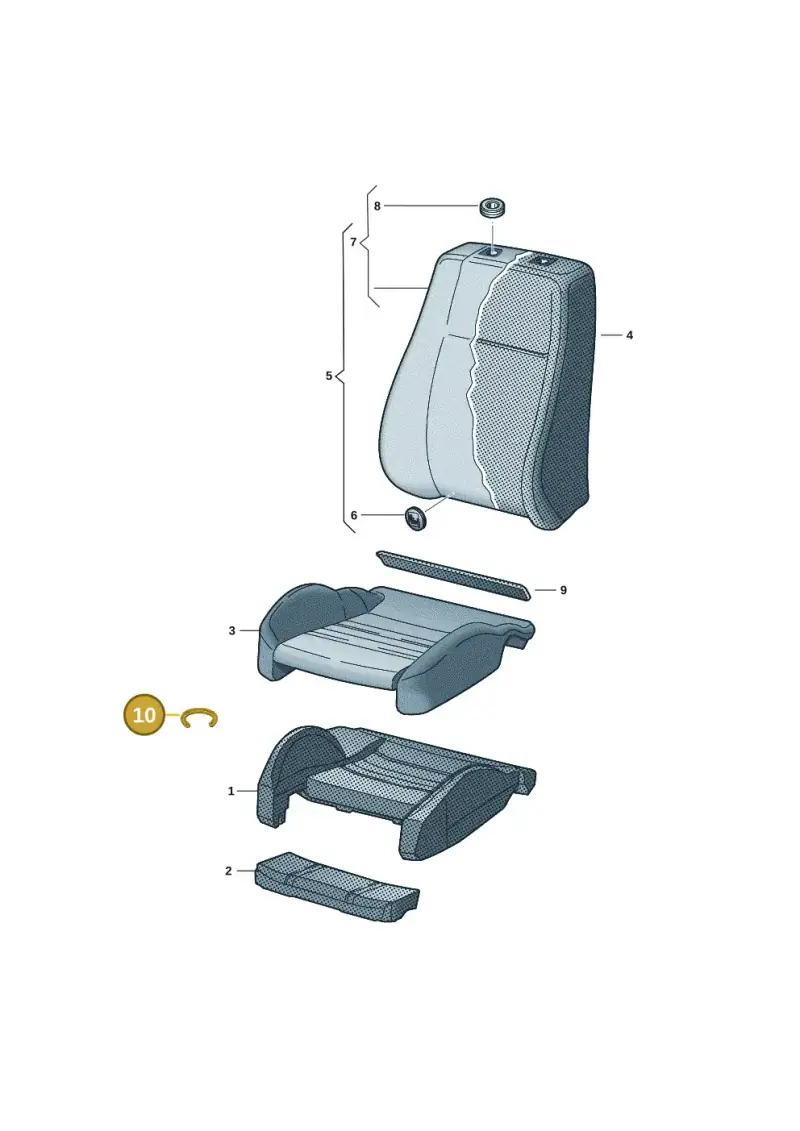 N0152612 — Audi Q6 e-tron (2023-) diagram f5s881600, position 10
