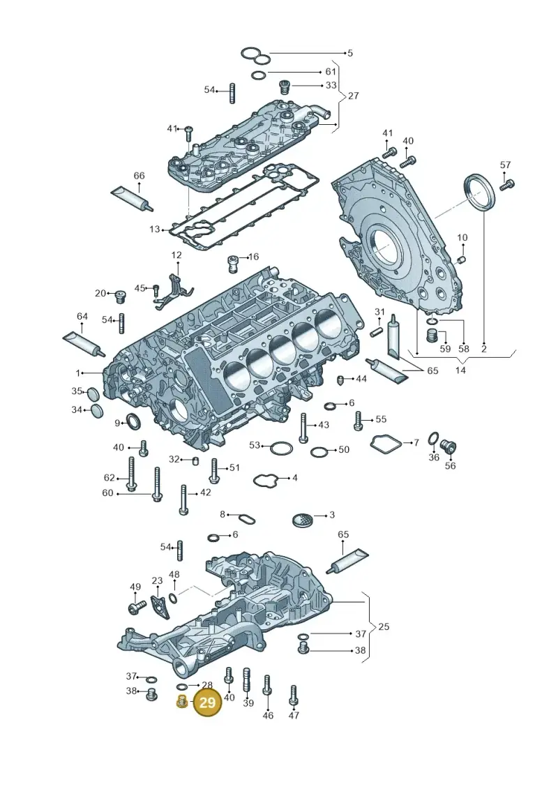 N0160293 — Audi R8 Spyder (2015-2024) diagram 641103000, position 29