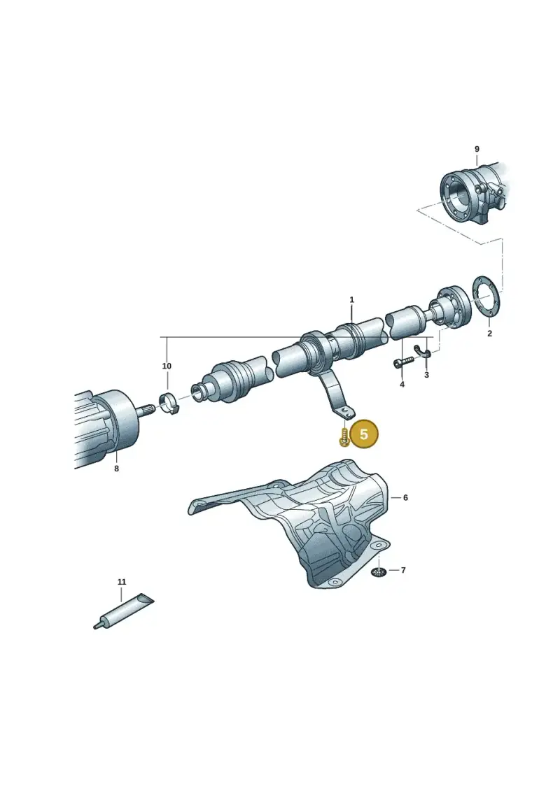N0195307 — Audi A5 Limo 2.0 (2024-) diagram 8wk521000, position 5