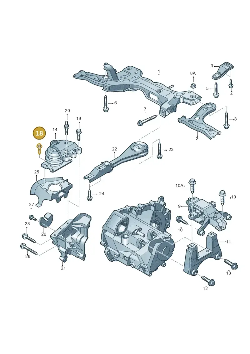 N01953310 — Audi A1 Sportback (2014-2018) diagram 708199330, position 18