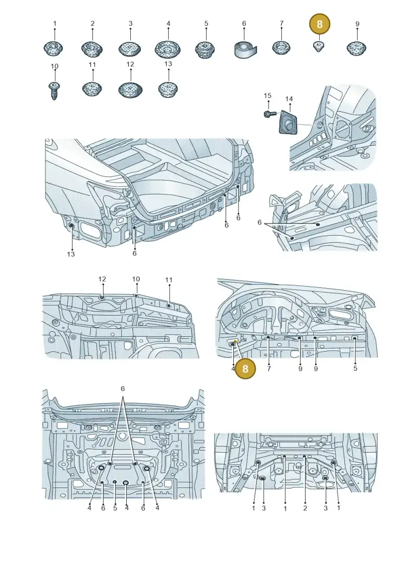 N0200251 — Audi RS6 Avant (2019-) diagram 430803036, position 8