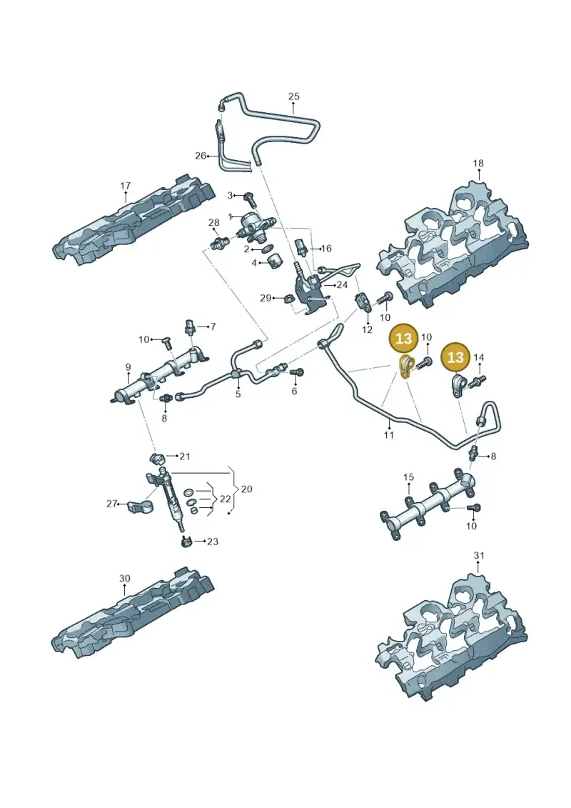 N0206098 — Audi A7 (2021-) diagram 849133540, position 13