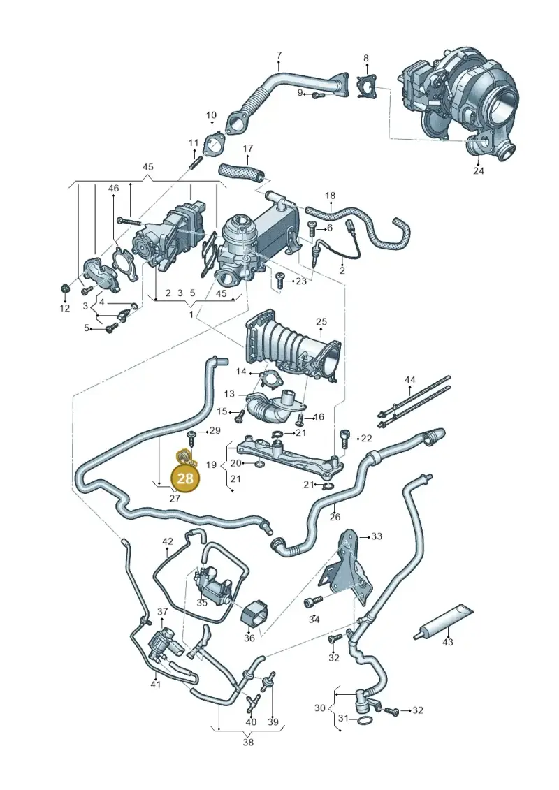 N0206208 — Audi A5 Cabrio 2.0 (2016-2018) diagram 788131400, position 28