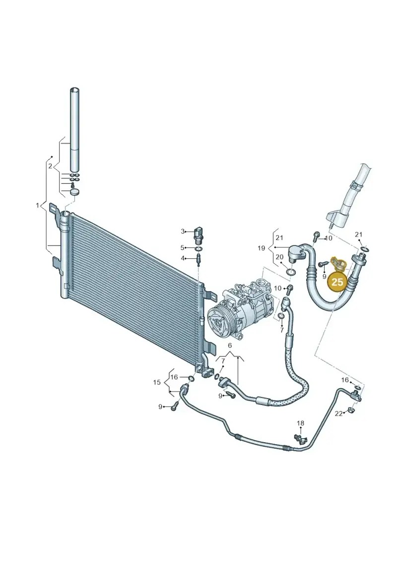 N0206254 — Audi RS6 Avant (2019-) diagram 537260400, position 25